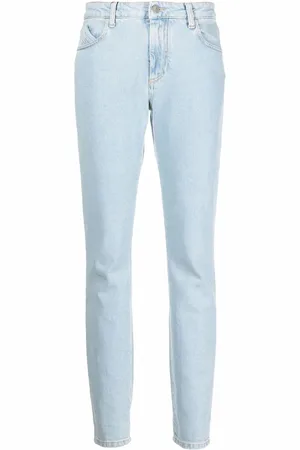 The Attico Jeans rectos con tiro alto