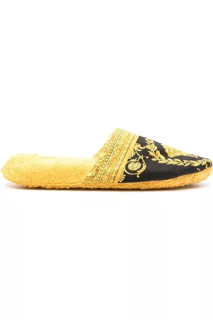 Versace baroque discount slippers