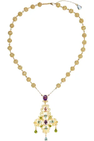 Dolce & Gabbana Collar en oro amarillo de 18kt con cuentas