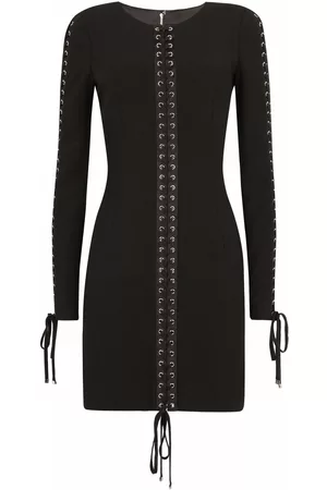 Dolce & Gabbana Vestido corto con agujetas