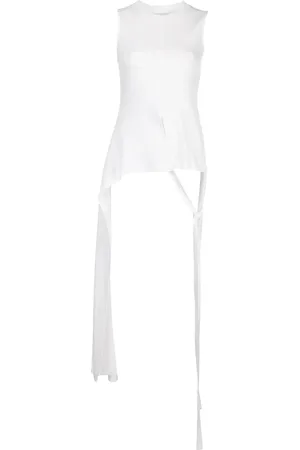 ROSETTA GETTY Camiseta con detalle de nudo