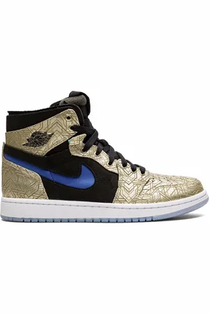 Jordan Tenis Air 1 Zoom CMFT Gold Laser