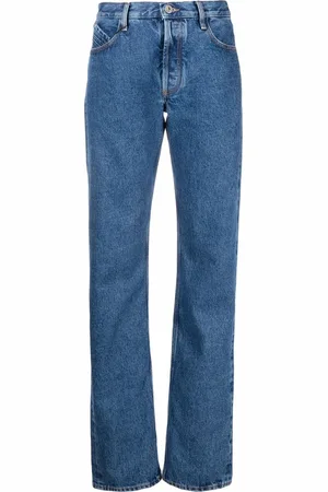 The Attico Jeans rectos con tiro alto