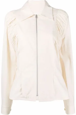 Maison Margiela Camisa con detalle fruncido