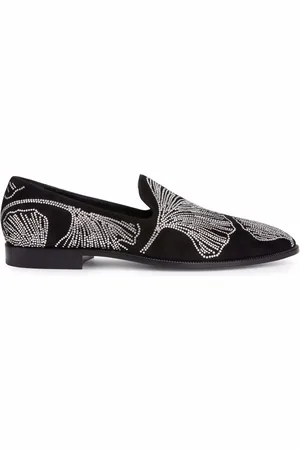 Giuseppe Zanotti Mocasines Jareth con detalle de cristal
