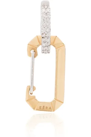 Eera Arete Chiara en oro amarillo de 18kt con diamante
