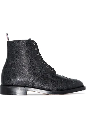 Thom Browne Botas con detalles de perforaciones