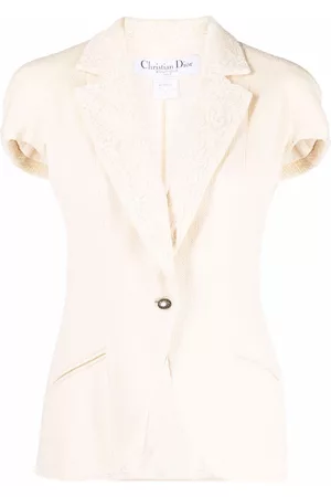 Dior Blazer con paneles de encaje 1990