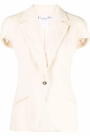 Dior Blazer con paneles de encaje 1990