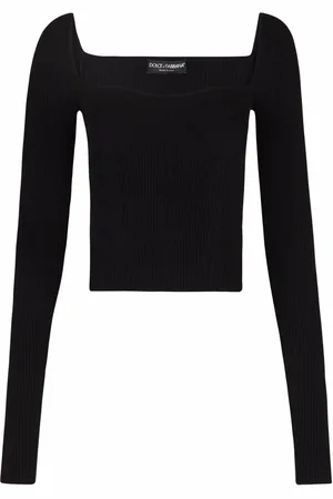 Dolce & Gabbana Suéter con cuello cuadrado