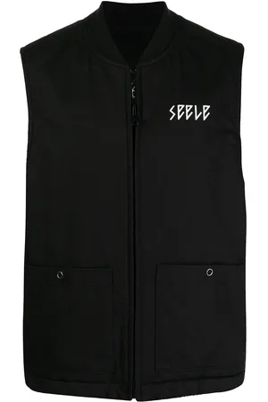 UNDERCOVER Chaleco reversible con eslogan