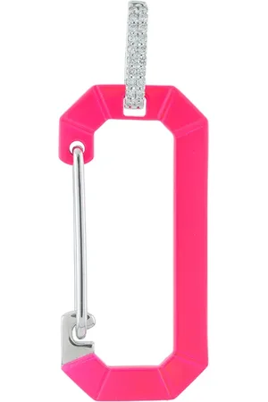 Eera Arete Chiara grande en oro blanco de 18kt