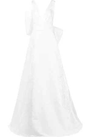 Tadashi Shoji Vestido sin mangas con cuello en V