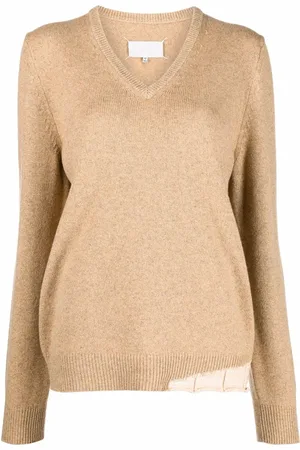 Maison Margiela Suéter tejido con cuello en V