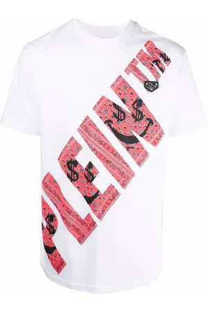 Philipp Plein Playera con estampado de grafiti