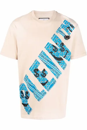 Philipp Plein Playera con estampado de grafiti