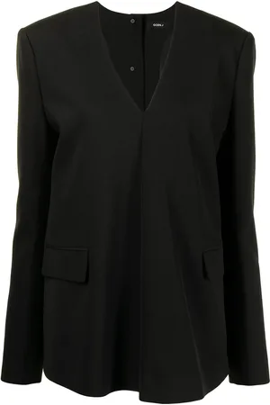 GOEN.J Top tipo blazer estructurado