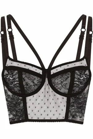 Dolce & Gabbana Top estilo bustier de encaje