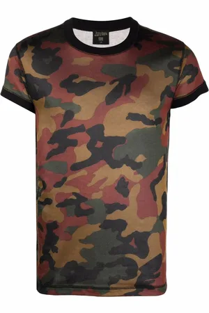 Jean Paul Gaultier Playera con estampado militar 2000
