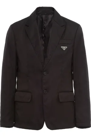 Prada Blazer con placa del logo
