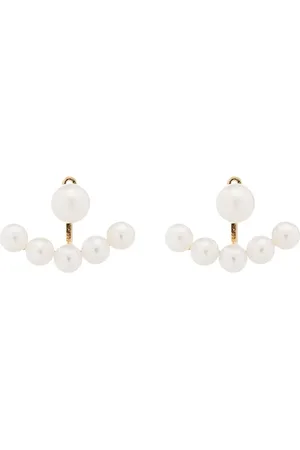 Mateo Aretes en oro amarillo de 14kt con perlas
