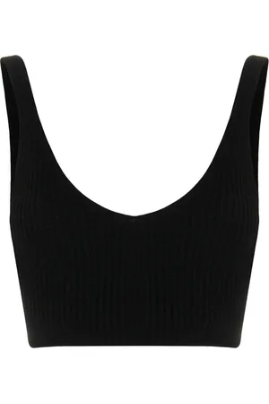 Cashmere In Love Top tejido de canalé corto