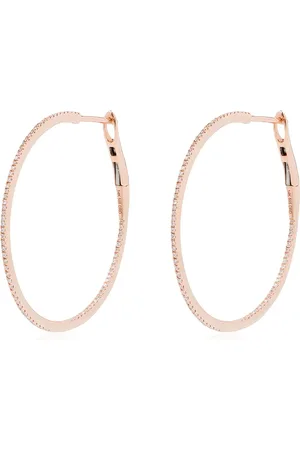 Dana Rebecca Designs Arracadas en oro rosa de 14kt con diamantes
