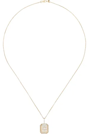 Mateo Collar con inicial C en oro amarillo de 14kt