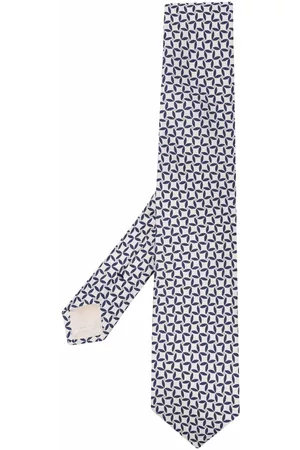 D4.0 Corbata con motivo geométrico