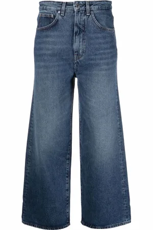 Totême Jeans capri acampanados