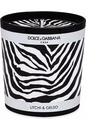 Dolce & Gabbana Vela aromática con estampado de cebra de 250g