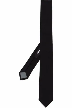 Dsquared2 Corbata de seda con diseño entretejido