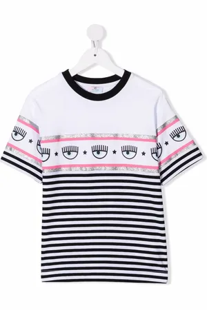 Chiara Ferragni Playera con motivo de rayas