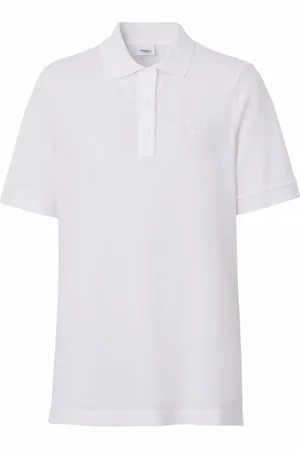 Burberry Playera tipo polo con monograma TB