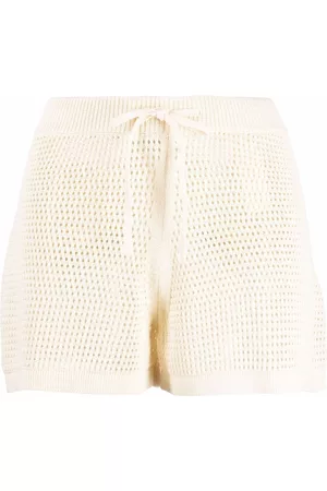 Nanushka Shorts de ganchillo con lazo
