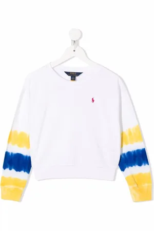 Ralph Lauren Sudadera corta con motivo tie-dye