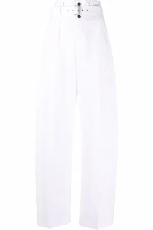 Serafini Pantalones anchos con tiro alto