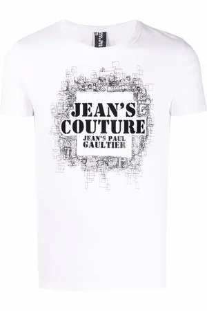 Jean Paul Gaultier Playera con logo estampado 1990
