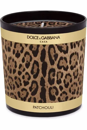 Dolce & Gabbana Vela aromática con estampado de leopardo de250g