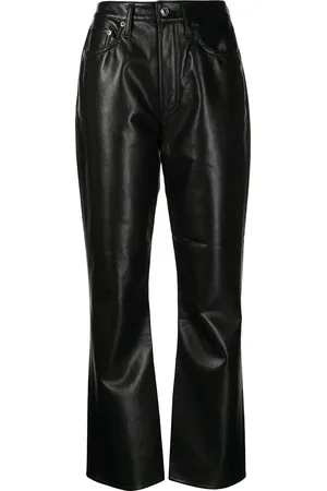 AGOLDE Pantalones acampanados con tiro alto