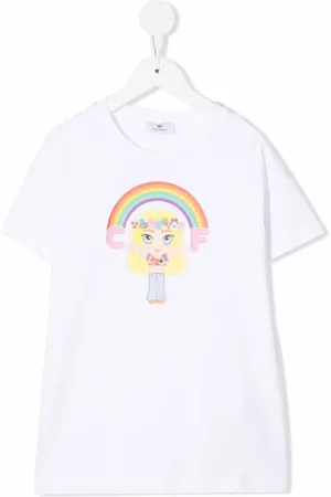 Chiara Ferragni Playera con logo estampado