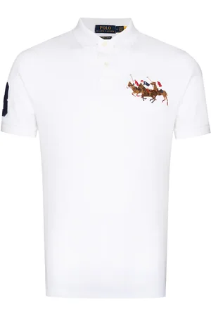 Ralph Lauren Playera tipo polo con logo bordado