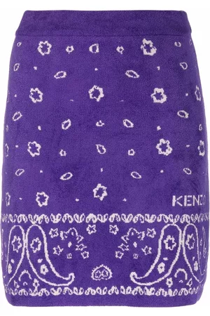 Kenzo Falda acampada con motivo de cachemira