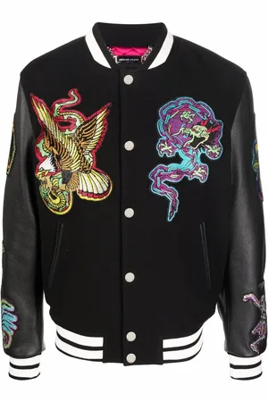Philipp Plein Chamarra bomber universitaria