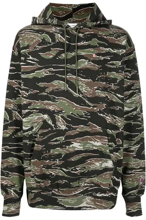 READYMADE Hoodie con estampado militar