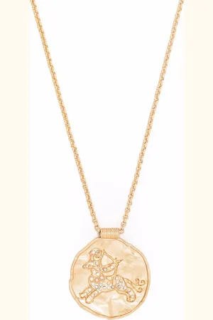 Maje Collar Zodiac con medalla