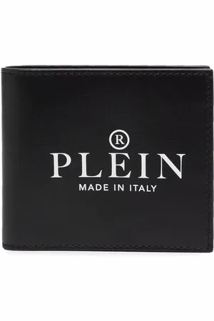 Philipp Plein Cartera plegable con logo estampado