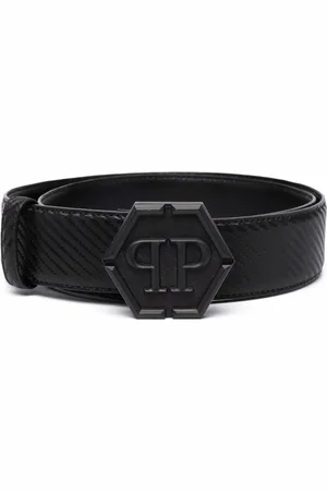 Philipp Plein Cinturón con logo Hexagon