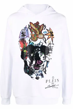 Philipp Plein Hoodie con estampado gráfico