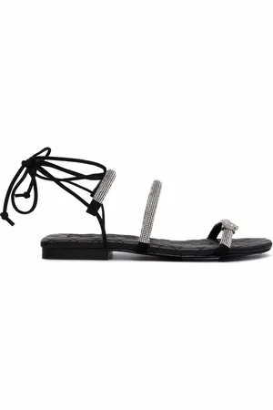 Philipp Plein Sandalias planas con cristales